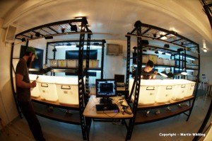 CCTV-equipped research area
