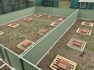 Completed modern enclosures