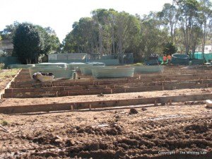 Terracing the site